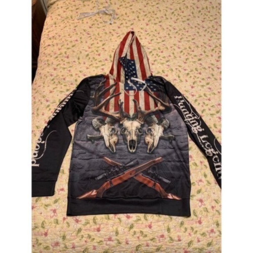 Deer Hunting 3D Hoodie Sweatshirt Long Sleeved :Men / Women